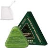Yaepoip Nature Triangle Shampoo Bar, Cypress Leaf Usman Grass Shampoo Bar for Women and Men (1pcs)