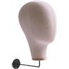 FashionCha Supporto per Testa Espositivo per Parrucche E Cappelli, Modello di Manichino, Bianco beige