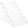 OATIPHO 1Pezzi Espositore Acrilico Reutilizzabile per Smalti per Unghie Organizer Scrivania Stabile Strati per Manicur