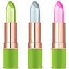 Whyzsjnclg Rossetto, Rossetto all'aloe vera Idratante a lunga durata Balsamo per le labbra Temperatura Cambia colore Lucidalabbra Set 3 pezzi, Rossetti idratanti
