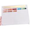 Wedhapy Nail Display Book 240 colori 12x16 pollici campioni di colore per unghie libro espositivo in acrilico con adesivo numerico e supporto rimovibile