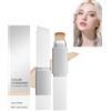 Generico fondotinta in stick che cambia colore,crema bianca cangiante,con pennello,double-end waterproof long-lasting concealer,correttore copertura totale,natural look moisturizing (Chiaro)