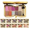 Cemssitu 10 Colors Sparkle Shimmer Eyeshadow Palette, Glitter Eyeshadow Palette, Professional Makeup Glitter Eyeshadow Palette (07#)