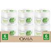 Omia Laboratori Ecobio Maschera Capelli Idratante con Aloe Vera del Salento per Capelli Secchi e Crespi Azione Rimpolpante Dona Morbidezza e Luminosità Maschera Bio Certificata - 6 Barattoli da 250ml
