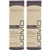 FEI FAN Fluido Idratante Viso & Barba, BARBA PERFETTA, Con Acido Ialuronico + Vitamina E 50ml (2 Unità)