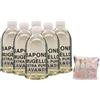 FEI FAN Sapone Extra Puro Per Mani, Viso e Corpo, LAVANDA. Con Estratto Biologico Di Foglia Di Olivo e Olio Essenziale Di lavanda 1000ml (6 Flaconi) + Kit Bottiglie Da Viaggio