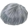 QRSTUVXZY Toupee Uomo Capelli Parrucca da Uomo in Pelle Sottile da 0,08 mm, 8x10 Pollici, Base in PU, con Veri Capelli Umani, con Passante a V(1B60)