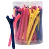 NIYANGLE 1 scatola Box Clip per Grandi in Plastica Leggera Fermagli Becco d Oca Resistenti per Accessori Salone per Styling Permanente e Trucco Antiscivolo Danni