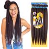 Ser Mulher Capelli SUPER JUMBO PREMIUM Braid per Treccine Africane PESO: 522g, LUNGHE: 65cm Pre-Stretched - Hair Braiding Extension, Anellini per Styling COMPRESI, (Brown, 65 cm)