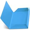 Favini A50G434 Luce&Acqua Cartelline in Cartoncino 3 Lembi, azzurro 55, 25 Pezzi