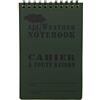 Fosco Industries Taccuino Block Notes militare impermeabile anti acqua a quadretti (Large)
