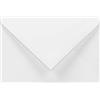 Netuno 50 mini buste lettera bianche formato C7 8,5 x 12 cm 100g Lessebo Smooth White buste piccole bianche per soldi biglietti da visita auguri buste porta soldi taglio a punta small envelope