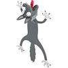 SagaSave Segnalibro con animali 3D, con clip, segnalibro divertente per la lettura di fumetti e ad alta voce, regalo carino per la calza della befana e per i compleanni, lupo