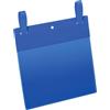 DURABLE - Busta con linguetta, formato A5 orizzontale, blu, 1 confezione, contenuto della confezione: 50 pezzi