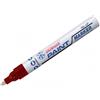 Generico Confezione da 12 pennarello marcatore indelebile SNOWMAN paint marker smalto punta tonda MARRONE