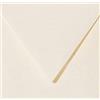 Briefumschläge24Plus 25 Buste per lettere di forma quadrata, 12,5 x 12,5 cm, color crema, con chiusura adesiva umettabile, grammatura 120 g/m²