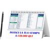 Gicaprice Calendario 2026 - Calendario personalizzato 2026, Stampa a colori il tuo logo, foto, grafica, ecc - penna omaggio - (1 calendario da tavolo verde)