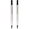 Parker Ricariche per penna a sfera Quink - punta fine 0,5 mm - inchiostro nero - confezione da 2