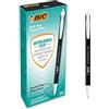 BIC Antimicrobial Tech - Penne retrattili con superficie certificata antibatterica, punta media (1,00 mm), colore: nero, confezione da 20