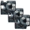 vhbw 3x Cassetta nastro compatibile con Dymo 5000, 2000, 5500, 1000+, 1000, 4500, 3500 etichettatrice 7m x 9 mm nero su bianco