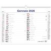 calendari.it Calendario 2026 OLANDESE da muro 3 mesi ORIZZONTALE A5-21x15 CM