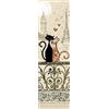 KIUB Marca pagine gatti parigani innamorati con la Torre Eiffel di Parigi - misura 17*5 cm