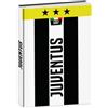 PRESTIGE & DELUXE Diario Scuola compatibile con Juventus The black and White Stories Nero F.to pocket 16 x 11 cm 2026/2027 + portachiave squadra