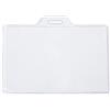 Lanyards Tomorrow Confezione di 50 Value vinile plastica ID card badge targhetta nome supporti di cordini Tomorrow | paesaggio Dimensioni 9.5 x 6 cm - contiene 8.9 x 5.7 cm | in PVC trasparente tasche