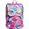 SJ GANG STYLE JAM GANG Zaino Estensibile Facce Zaino Sdoppiabile, Bambini e ragazzi, Rosa, Taglia unica