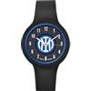 PRESTIGE & DELUXE Orologio da polso unisex Lowell Inter Cinturino Bianco - Quadrante 42 mm Nero e Blu + portachiave calcio