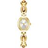 ADSBIAOYE Elegante orologio da donna con quadrante ovale alla moda, impermeabile, regalo, 02 Oro bianco, Moda