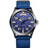 OCHSTIN Orologio militare a carica automatica meccanico con data e giorno (blu), Cinturino