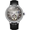 FORSINING Orologio da uomo automatico a carica automatica, orologio da polso Tourbillon con fasi lunari, orologio meccanico alla moda, impermeabile, luminoso
