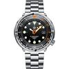 Generic Steeldive 47.5mm NH35 Movimento Uomo in Acciaio Inox Orologio Sportivo 300M Impermeabile Lunetta Ceramica Orologio Automatico Immersione, Cinturino in acciaio, Moda