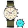 Tophill Orologio da polso da uomo meccanico 1963 Seagull ST1901 Movimento 40mm Cronografo aviazione stile pilota Orologio meccanico luminoso 5ATM con vetro zaffiro per uomo