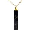Cairui Design Dente di leone Esprimi un desiderio Tarassaco Vero Fiori Cubo Nero Resina Placcato Oro 18k Collane Con pendenti Donna Handmade
