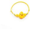 Generic Bracciale pulcino giallo con cordino cerato - braccialetto pulcino
