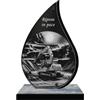 ETERNEL - Targa Funeraria Personalizzata Lueur - BTP, Muratore, Operaio, Macchina da cantiere - Testo personalizzabile, targa funeraria incisa al laser per omaggio, targa mortuaria, tombale, cerimonia