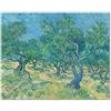 Arredi Murali Quadro Van Gogh Uliveto - Stampa su tela artistica con paesaggio naturale, decorazione murale per casa, ufficio, soggiorno o studio