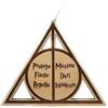 Faltec Targa in legno personalizzata/fuori porta Harry P- Incantesimo PROTEGO MAXIMA - PORTACHIAVI PERSONALIZZATO COORDINATO