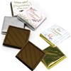 Carpe Diem Shop Cioccolatini Personalizzati Quadrati 35x35mm, Segnaposto per Battesimo, Comunione, Cresima, Nascita, Laurea (al Latte)