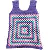 Generic Gilet donna uncinetto, top estivo, granny square, canotta uncinetto, top boho chic, top estate, maglia uncinetto, maglia fatta a mano. ARTICOLO ORIGINALE UNICO MOMpATchWORK