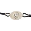 Cozzi Gioielli Associazione Nazionale Carabinieri : Braccialetto in Argento 925 e Caucciù - bracciale ANC - A. N. C. - Fiamma Arma Carabinieri