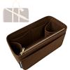 Divitize Premium Organizer compatibile con Keepall 25/35/45/50/55/60/City - in Feltro Morbido, Base Rinforzata, Rivestimento Totale, 24+ Colori (Brown, Keepall City)