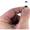 Handmade Lanterna da tavolo colore nero per presepi e diorami con microlampada led, colore a scelta 12V - DL73 (bianco freddo)