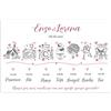 CESANA LIKE PHOTO Programma matrimonio personalizzato timeline nozze disponibile in tutti i colori 20 pz