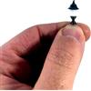 Handmade Lanterna da tavolo colore nero per presepi e diorami con microlampada led, colore a scelta 12V - DL76 (BIANCO FREDDO)