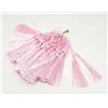 Generico 50 PZ Nappa Nappina Vari Colori per Decorazione BOMBONIERA bomboniere Fai da Te 50 Nappine da 9cm Totale 16cm (Rosa)