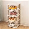 Guuyon Scarpiera Scaffale shoe rack Scaffale per scarpe scaffale per l'organizzazione del deposito di scarpe pannello staccabile a più strati torre verticale per scarpe per casa, dormitorio
