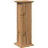 vidaXL Espositore Portaoggetti Rovere Artigianale 31x30x90 Truciolato, espositore a Colonna, vetrina, Mobile espositivo, piedistallo espositivo